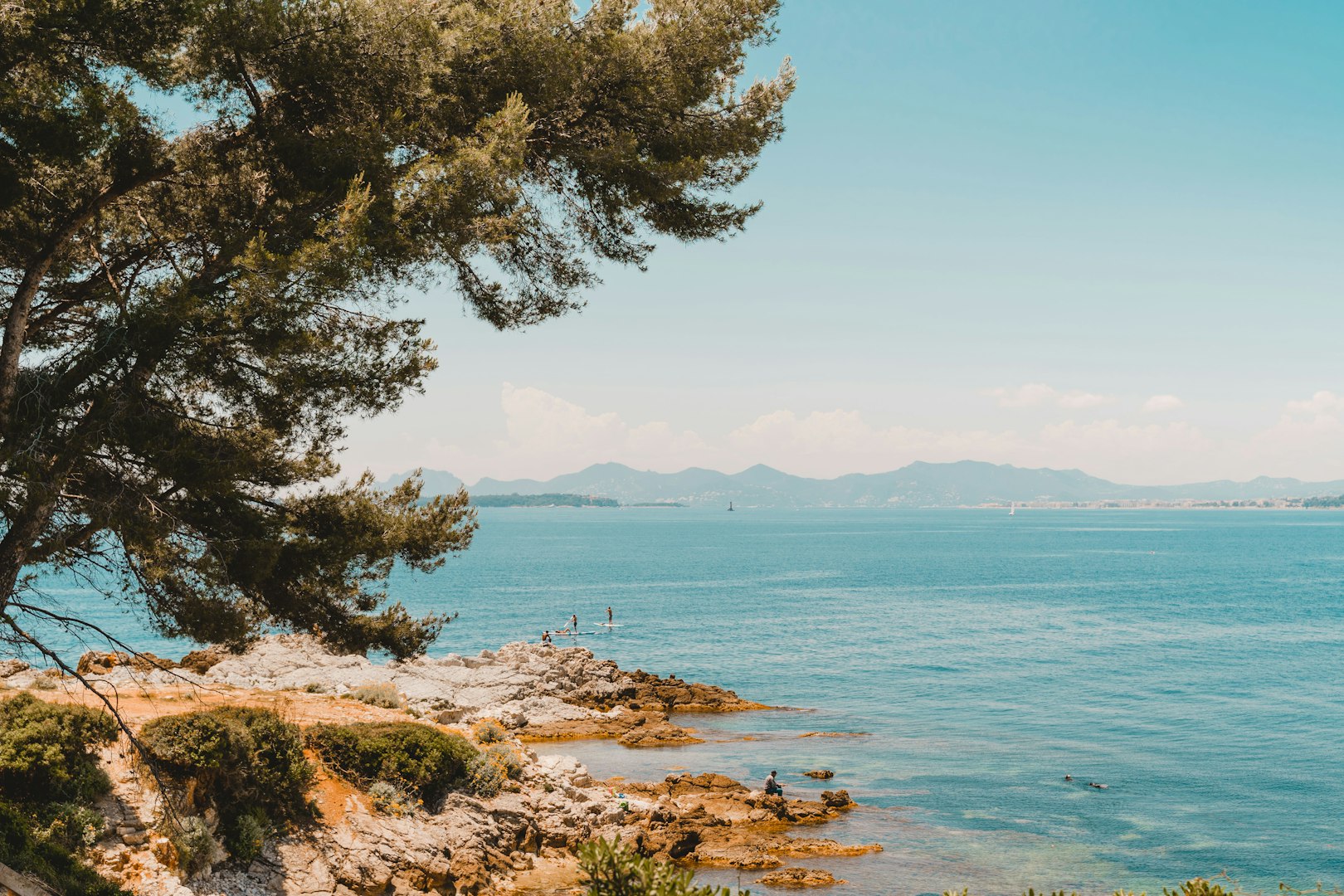 Scenic view of the Côte d'Azur
