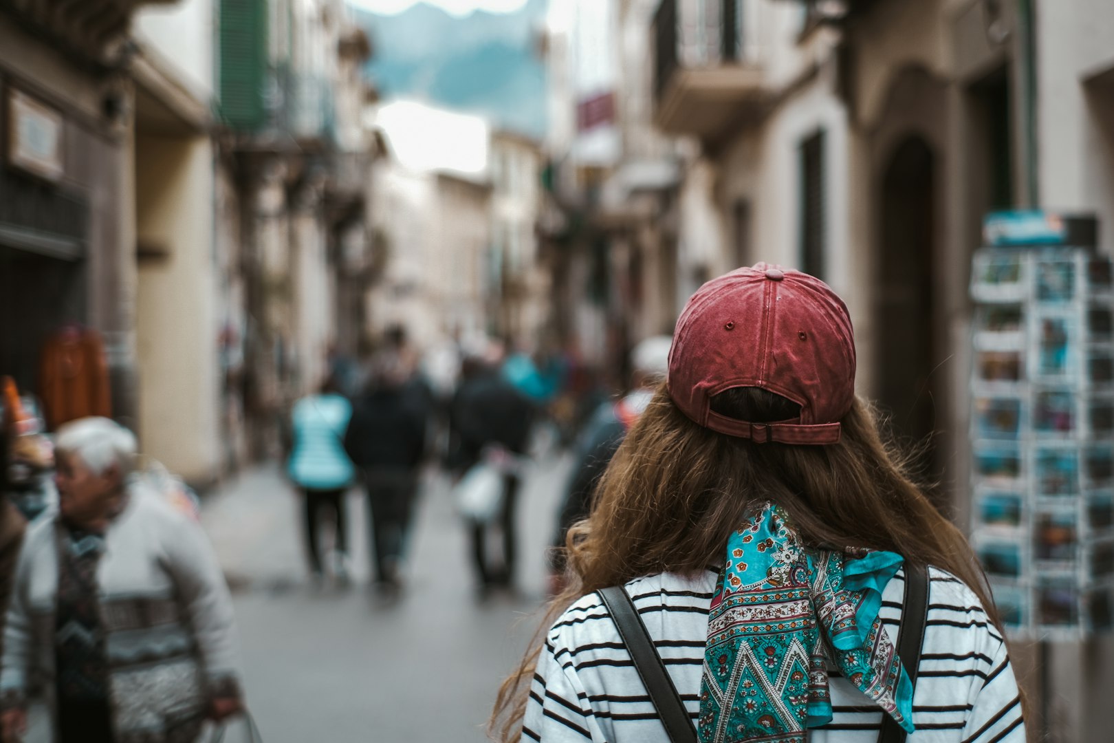 Downtown Saint-Raphaël taking in the sights